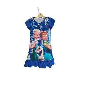 Disney toddler girls frozen ruffle trim Nightgown size 2T